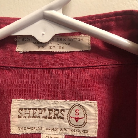 Vintage Sheplers Button Western Shirt Size 16.5” - Picture 2 of 5
